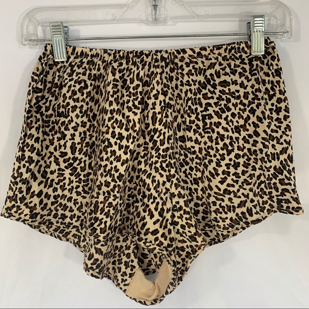 For Your Comfort Leopard Shorts 100% Silk